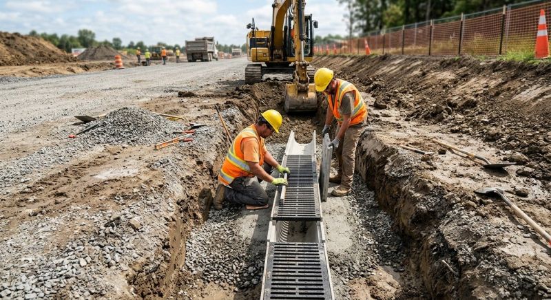 Drain Trenching in Atlanta, GA