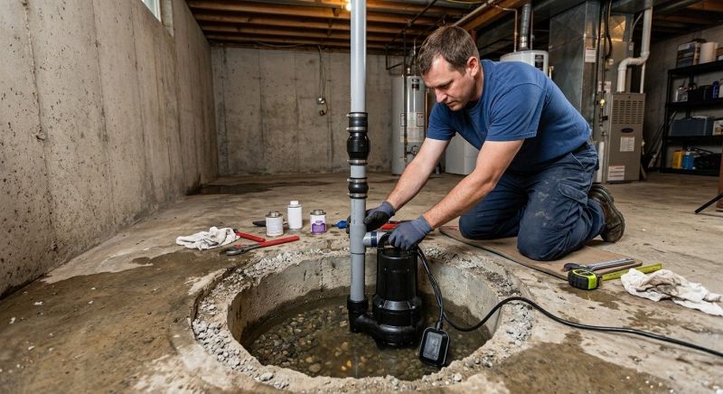 Drainage Pump Installation in Framingham, MA