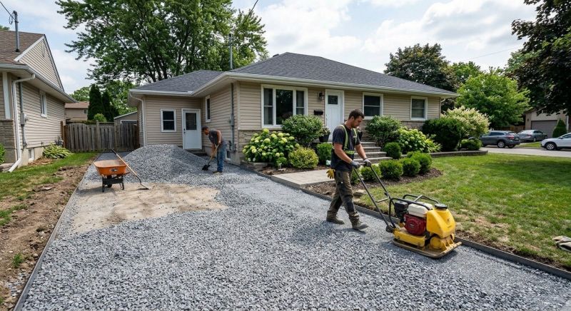 Gravel Walkway Installation in Calvert County, MD