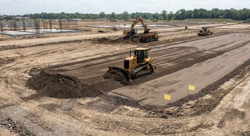 Parking Lot Excavation in Alpharetta, GA