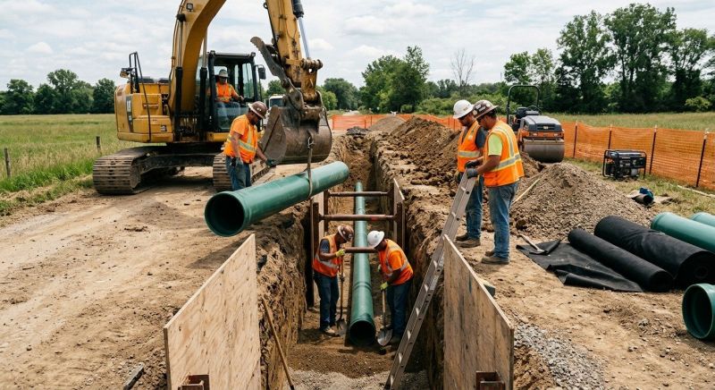 Backhoe Trenching in Atlanta, GA