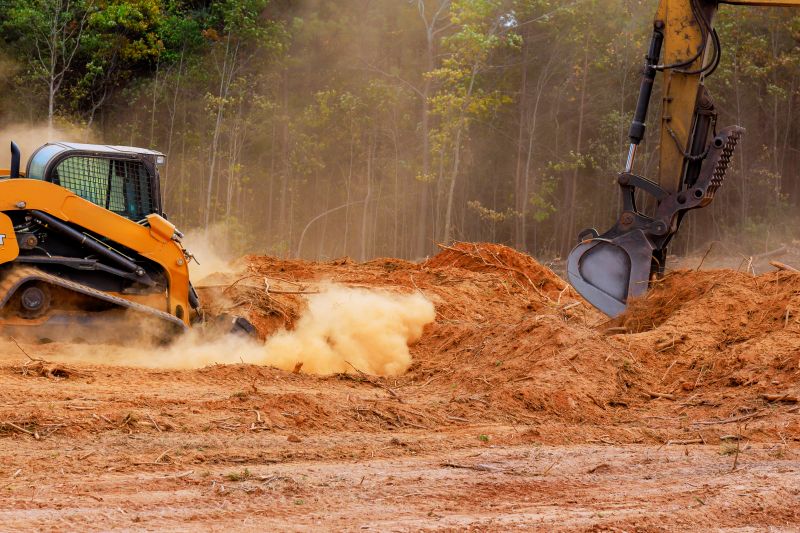 Bulldozer Clearing in Katy, TX