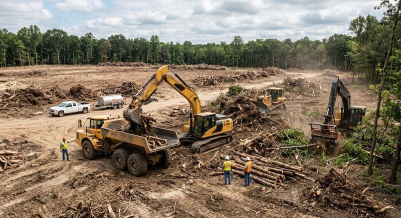 Commercial Property Clearing in Katy, TX