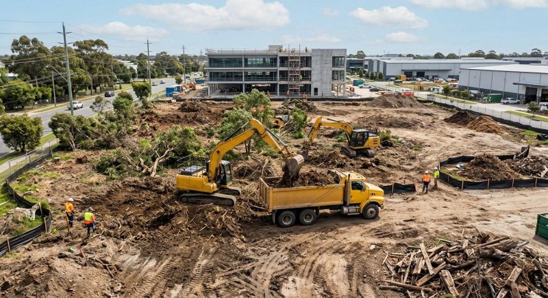 Commercial Site Preparation in Katy, TX
