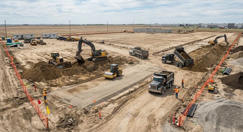 Commercial Site Preparation in Houston, TX