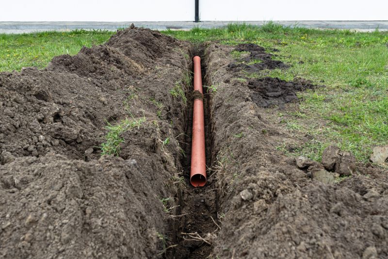 Downspout Trenching in Houston, TX