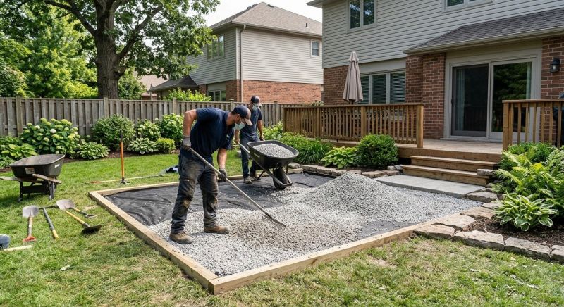 Gravel Pad Installation in Calvert County, MD