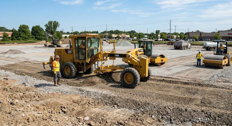 Parking Lot Excavation in Cypress, TX