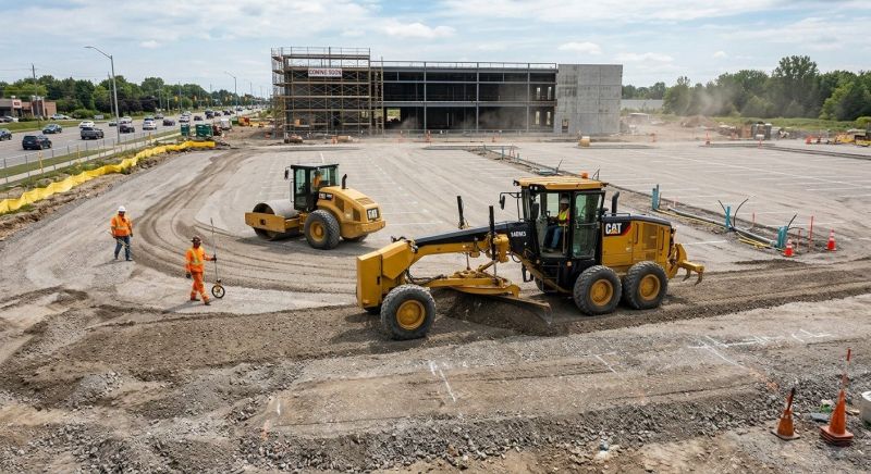 Parking Lot Excavation in Gwinnett County, GA
