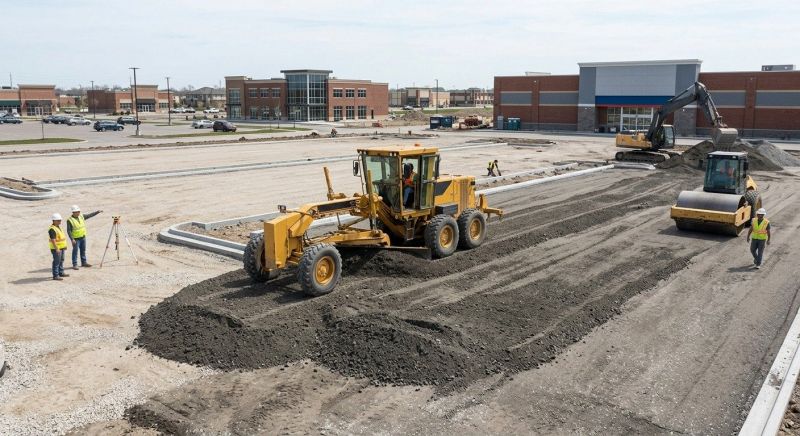 Parking Lot Leveling in Buford, GA