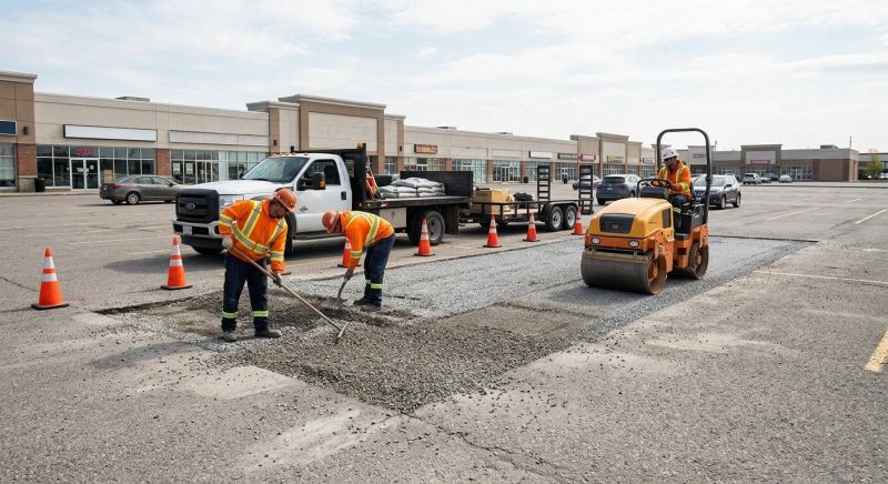 Parking Lot Leveling in Park City, UT