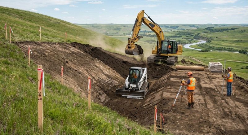 Site Leveling in Houston, TX