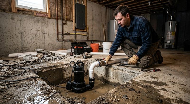 Sump Pump Installation in Warwick, RI