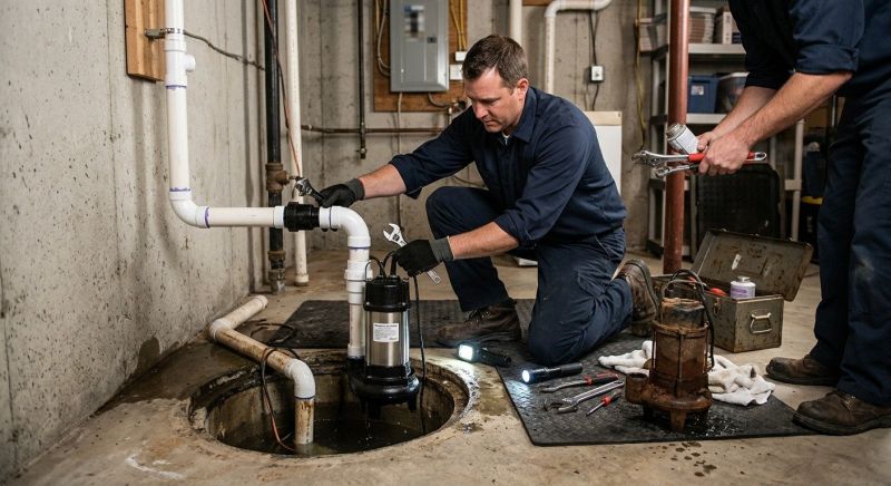 Sump Pump Installation in Warwick, RI