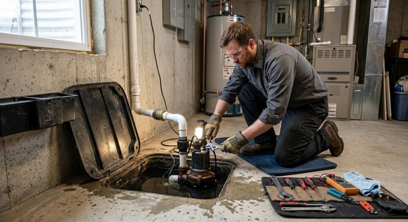 Sump Pump Plumbing in Warwick, RI
