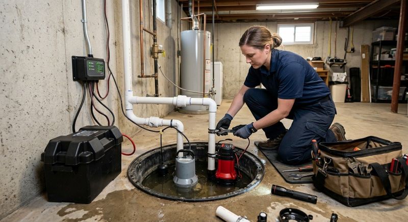 Sump Pump Plumbing in Mobile, AL