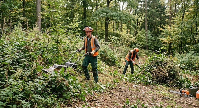 Underbrush Clearing in Marietta, GA